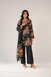 3 Piece Printed Slub Khaddar Printed (CP0260)